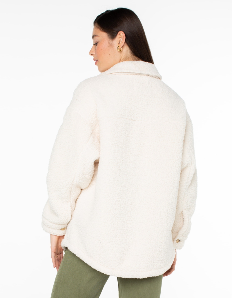 ROXY Overlander Solid Sherpa Jacket image number 3