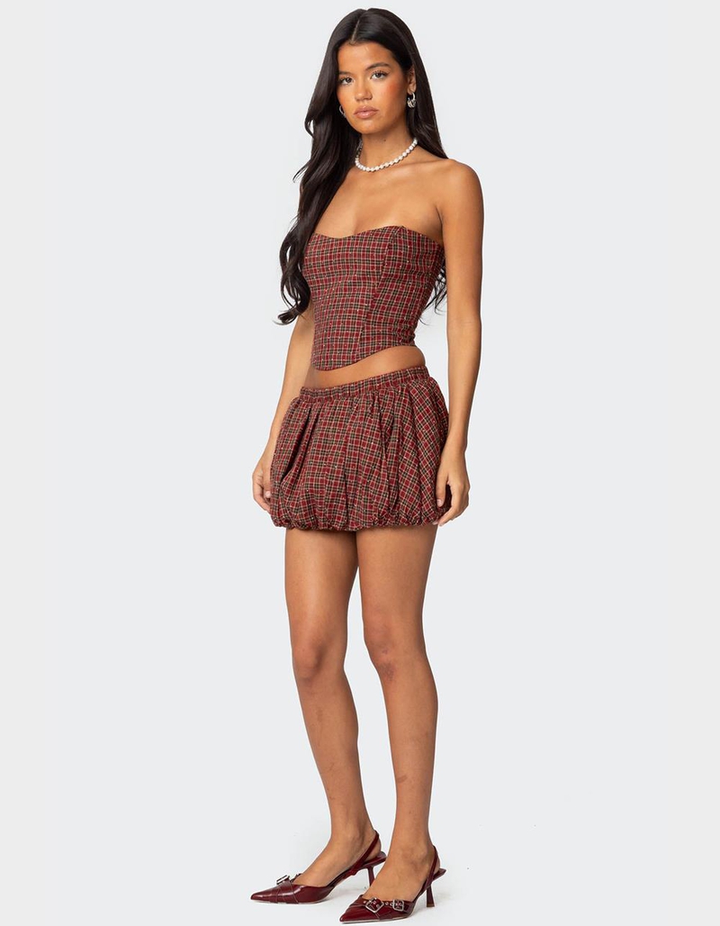 Marly Plaid Mini Skirt