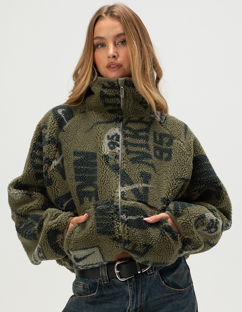 NIKE Sportswear Sherpa Womens Fleece Jacket image number 0