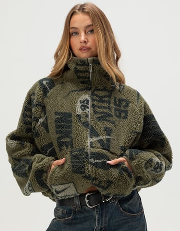 NIKE Sportswear Sherpa Womens Fleece Jacket Primary Image