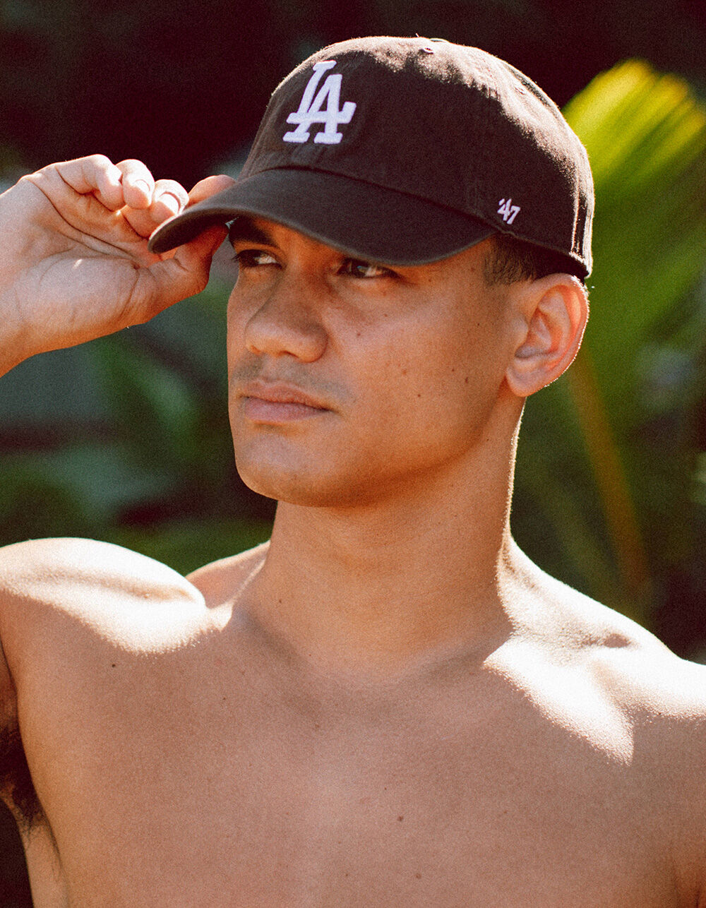 47 BRAND Los Angeles Dodgers '47 Clean Up Strapback Hat - BROWN