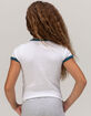 FULL TILT Amalfi Coast Girls Ringer Tee image number 5