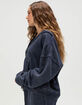 TILLYS Womens Oversized Zip-Up Hoodie image number 3