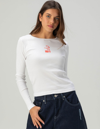 OBEY Cupid Slim Fit Womens Long Sleeve Tee Primary Image