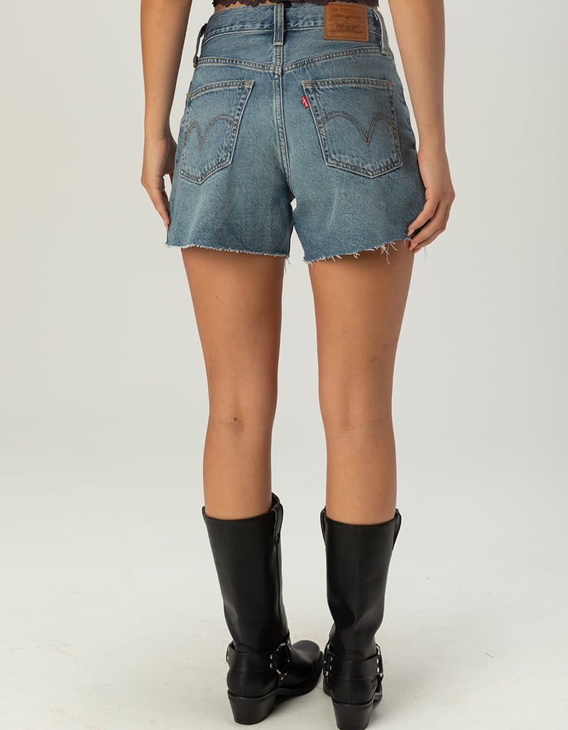 LEVI'S Premium Ribcage Womens Shorts - Blow My Mind image number 2
