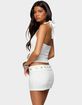 EDIKTED Havana Grommet Ribbed Halter Top image number 3