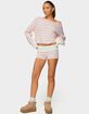 EDIKTED Saphi Striped Oversized Knit Sweater image number 4