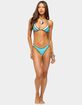 EDIKTED Adrie Contrast Triangle Bikini Top image number 4