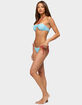 EDIKTED Leni Contrast String Bikini Bottoms image number 5