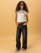 FULL TILT Heart Wing Embellished Girls Tee image number 6
