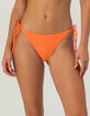 FULL TILT Botanic Trail Textured Tie Side Cheeky Bikini Bottoms image number 2