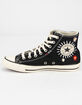 CONVERSE Embroidered Floral Chuck Taylor All Star Womens High Top Shoes image number 3