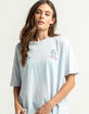 BILLABONG True Boy Skeleton Womens Oversized Tee image number 2