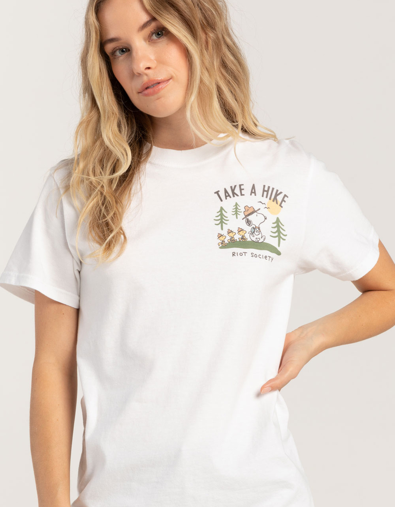 RIOT SOCIETY x Peanuts Take A Hike Womens Tee image number 1