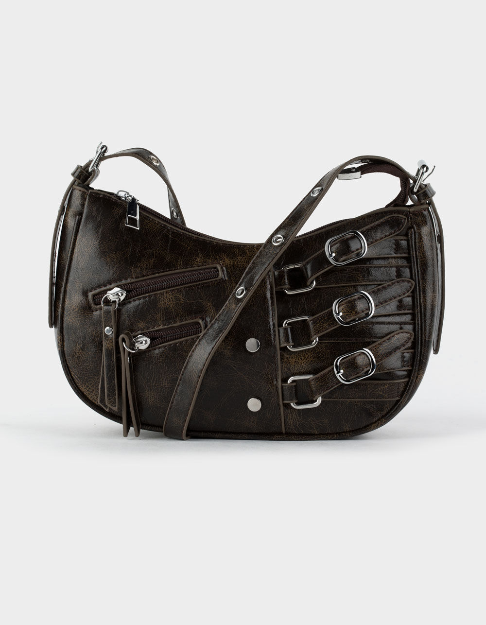 バッグ Tellme1103 Vintage Shoulder Crossbody Bag - BROWN - ONE SIZE | Tillys
