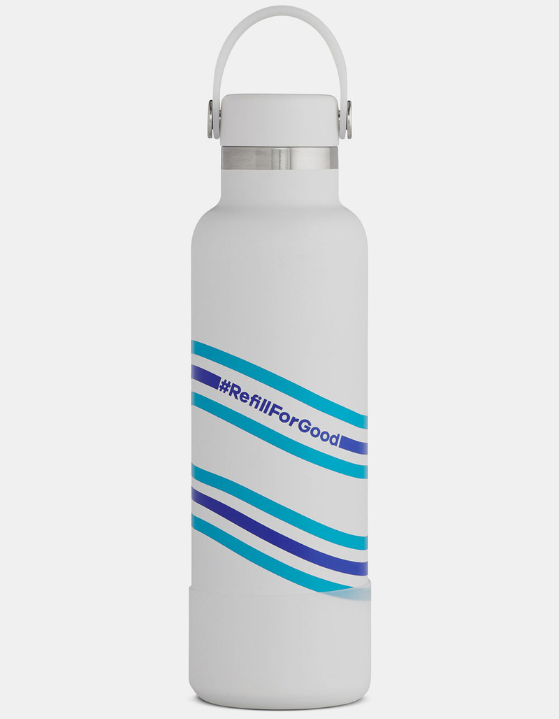 HYDRO FLASK Whitecap 21oz Refill For Good Limited Edition Surf Standard Mouth Water Bottle image number 1