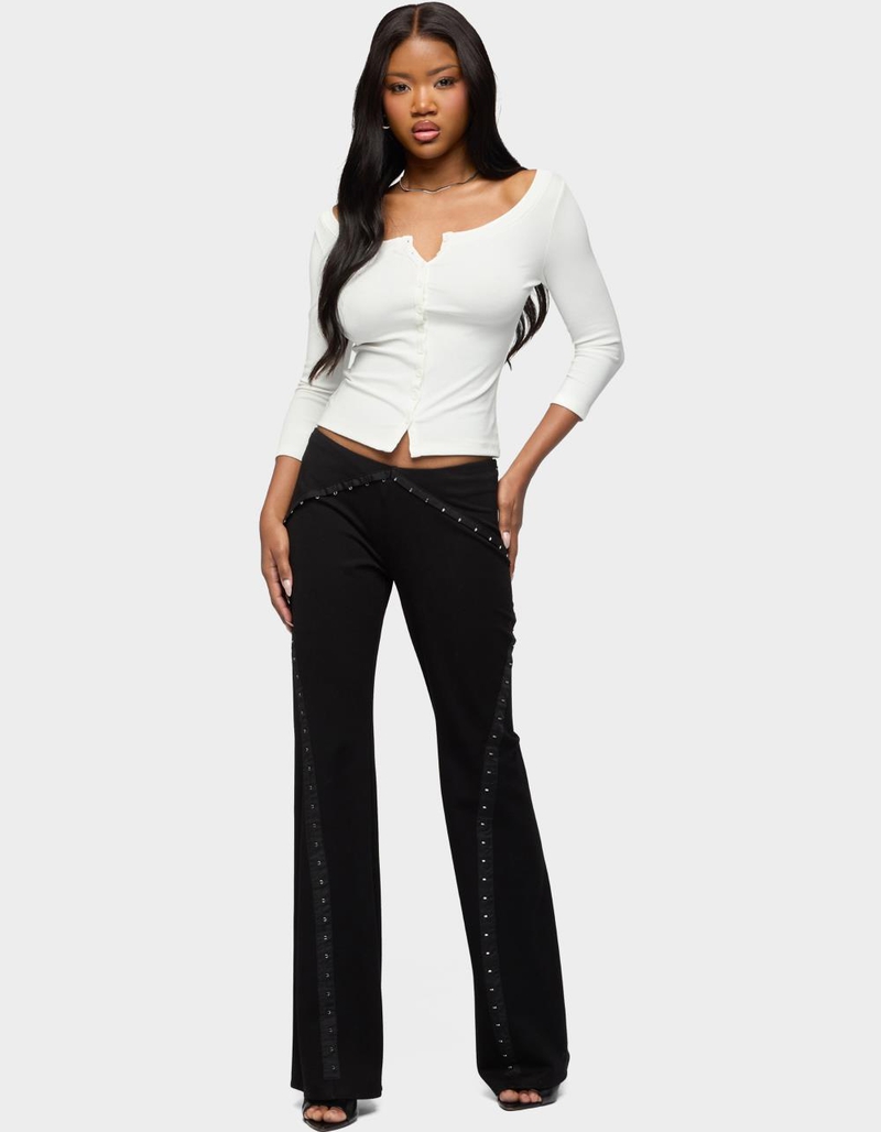 EDIKTED Iklara Button Up Top image number 3