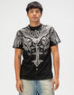 AFFLICTION Death Eyes Mens Tee image number 1