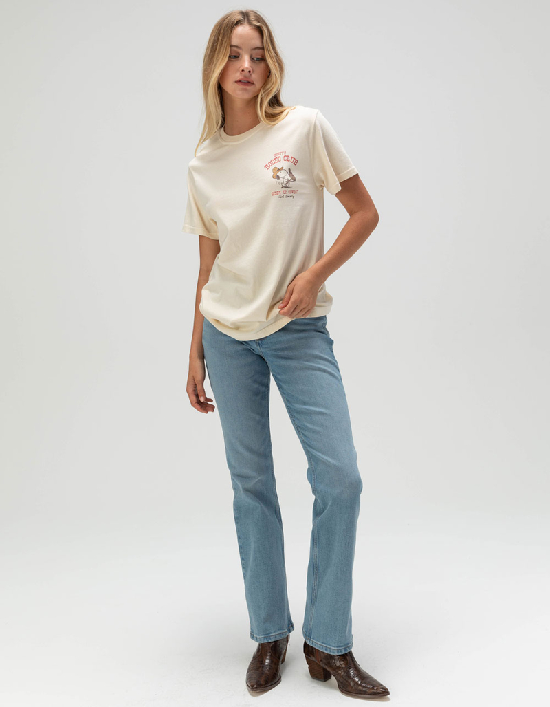 RIOT SOCIETY x Peanuts Rodeo Snoopy Womens Tee image number 4