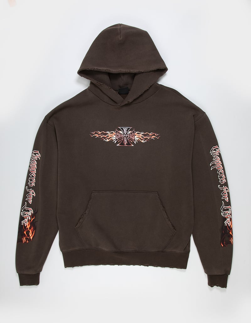 WEST COAST CHOPPERS No Cash Mens Hoodie image number 2