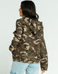 VOLCOM Enemy Stone Womens Green Windbreaker Jacket image number 3