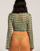 EMORY PARK Womens Crochet Sweater image number 4