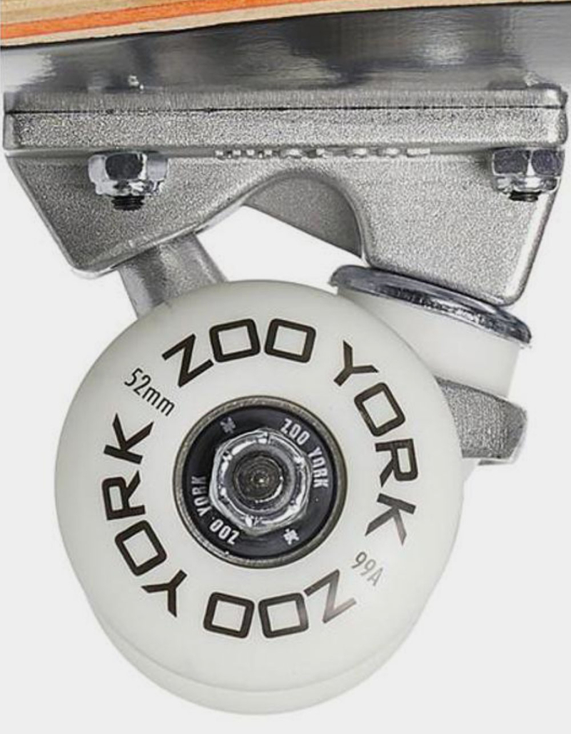 ZOO YORK OG 95 Logo Block 8" Complete Skateboard image number 5