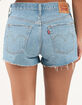 LEVI'S 501 High Rise Womens Denim Shorts - Oxnard Athens image number 4