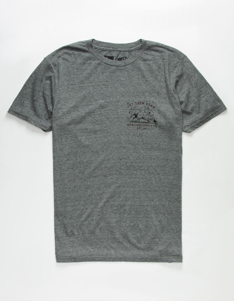 HIPPYTREE Bison Mens T-Shirt image number 1