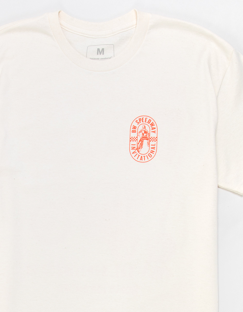 BECAUSE WEEKEND Motocross Mens Tee image number 2