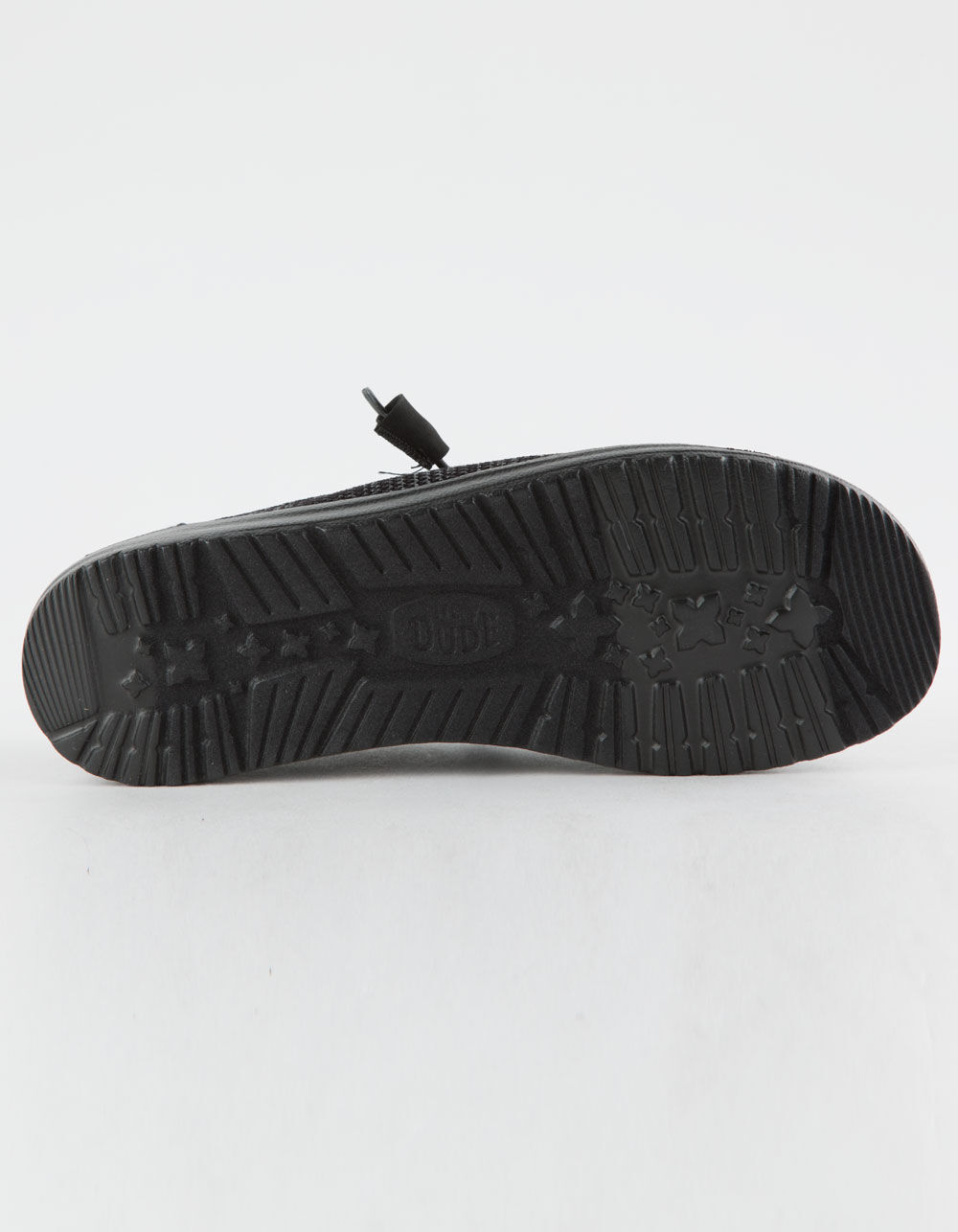 HEY DUDE Wendy Stretch Mesh Womens Slip On Shoes - BLACK