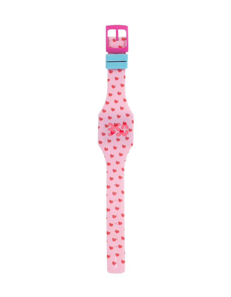 SUNNLYLIFE Heart BFF Silicone Kids Watch image number 1