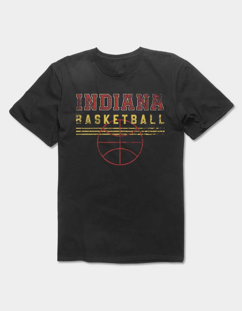 INDIANA Basketball Stripes Unisex Tee image number 0