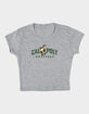 CALIFORNIA POLYTECHNIC STATE UNIVERSITY Distressed Primary Logo Womens Baby Rib Tee image number 4