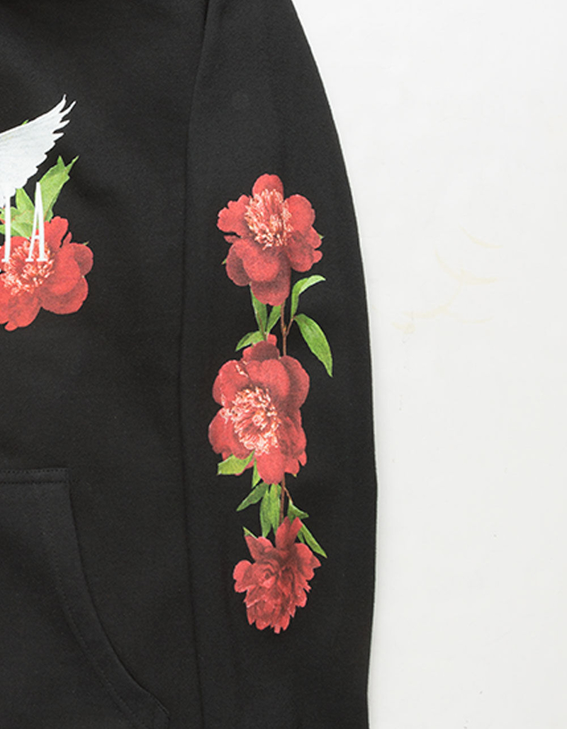 LA FAMILIA Just Landed Black Mens Hoodie image number 1