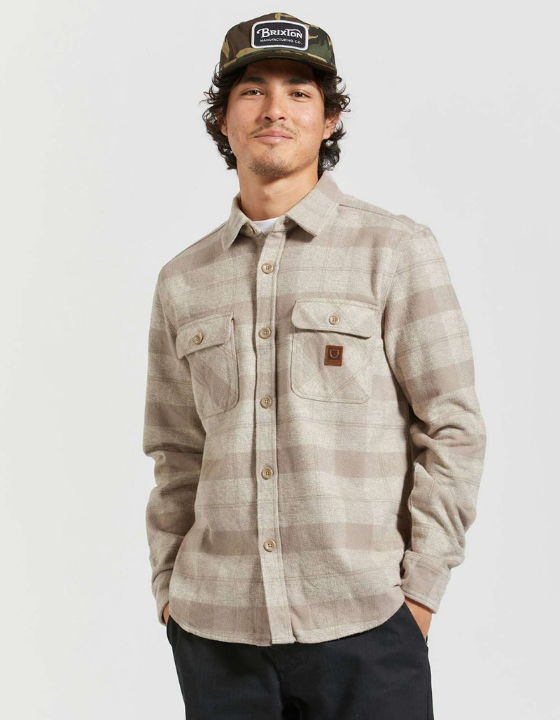 BRIXTON Bowery Mens Heavyweight Flannel image number 1