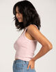 WEST OF MELROSE Washed Hook N Eye Womens Tank Top image number 2