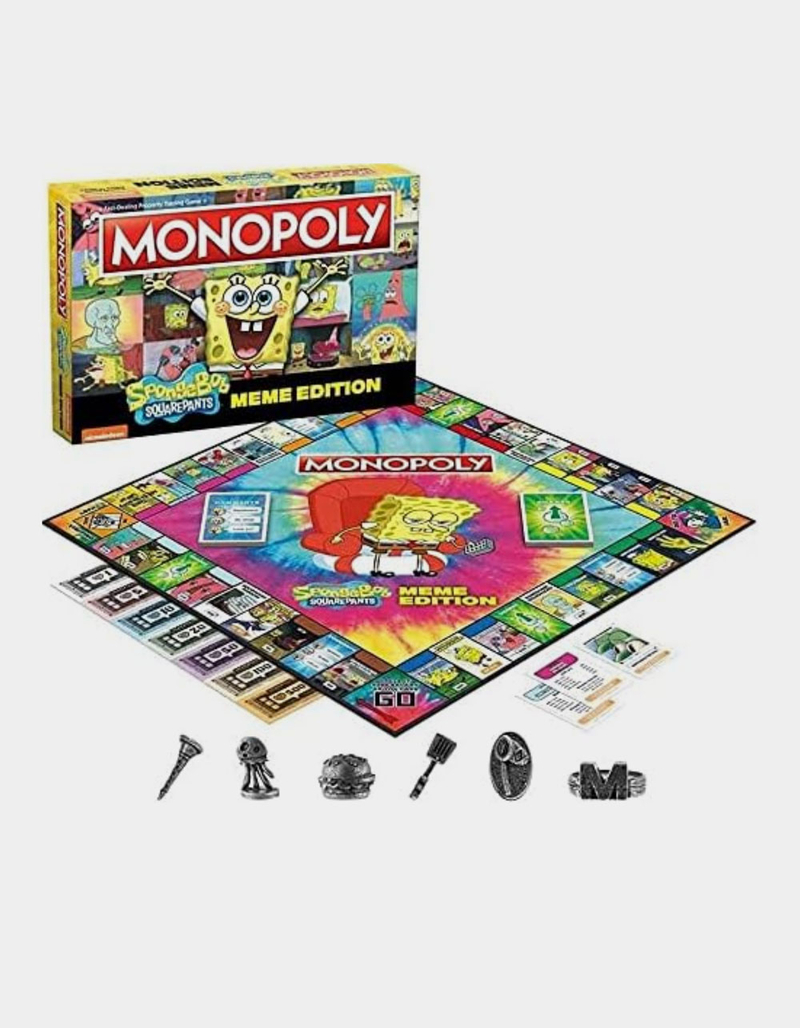 USAOPOLY Monopoly x SpongeBob SquarePants Board Game image number 1