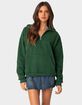 EDIKTED Oversized Quarter Zip Sweatshirt image number 1