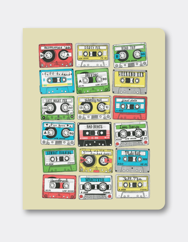 DENIK 80s Playlist Layflat Notebook image number 0