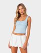 EDIKTED Marigold Side Slit Top image number 1