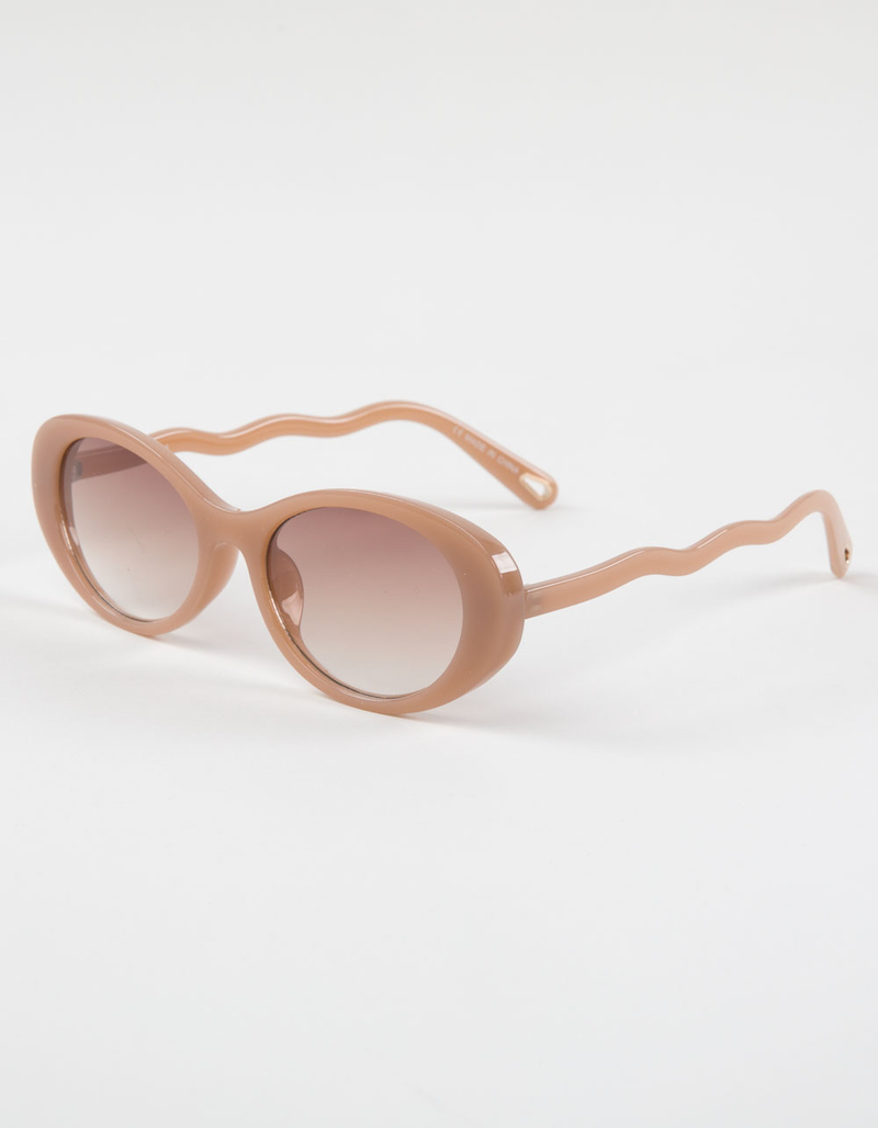 RSQ Oval Wave Sunglasses image number 0