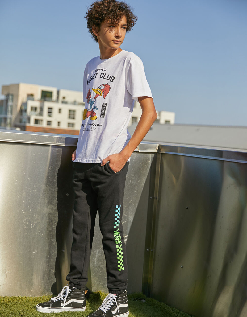 VANS Burnout Checkerboard Boys Sweatpants image number 0