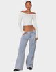 EDIKTED Tahlia V-Neck Off Shoulder Top image number 2