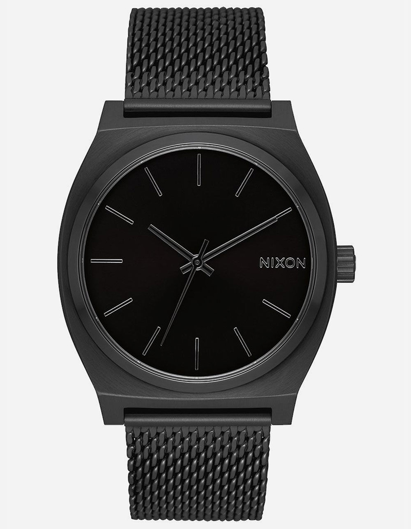 NIXON Time Teller Milanese All Black Watch image number 0