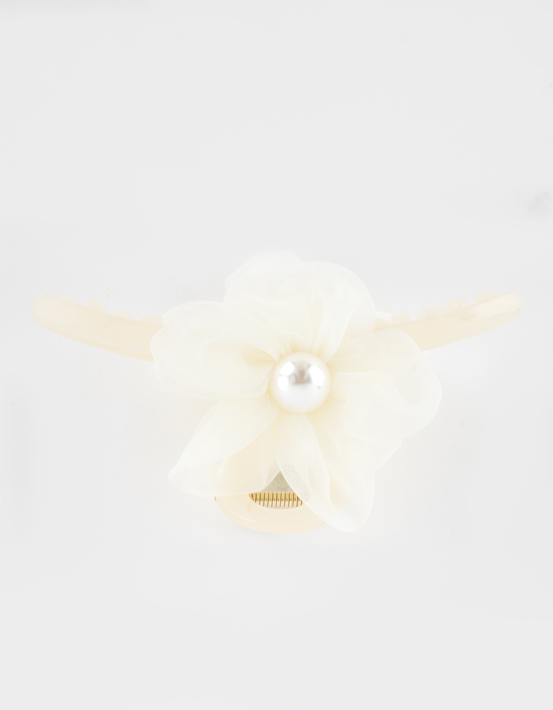 FULL TILT Floral Pearl Claw Clip image number 1