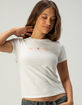 FULL TILT Shell Womens Baby Tee image number 1