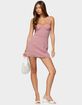 EDIKTED Polka Dot Cupped Chiffon Mini Dress image number 5