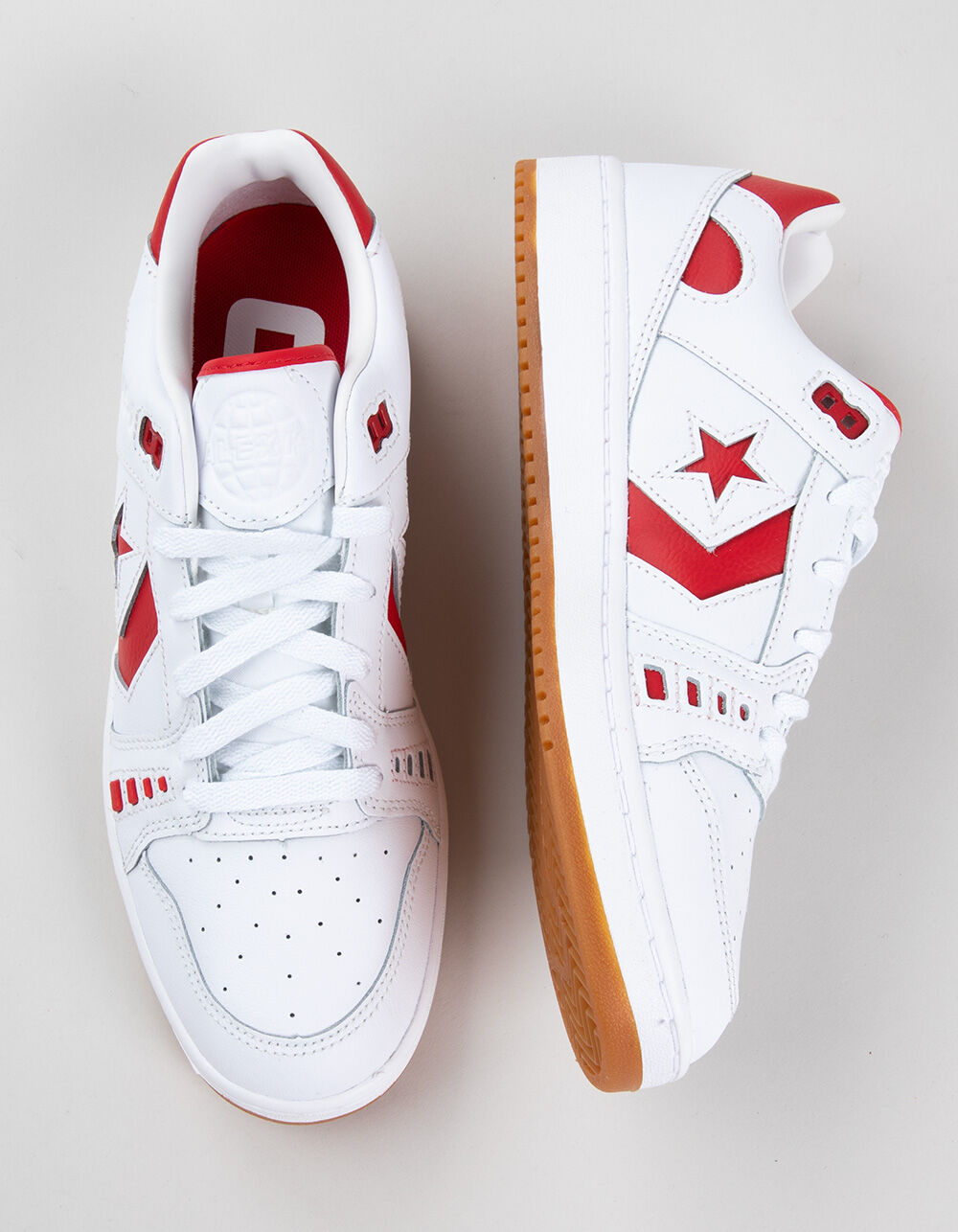 CONVERSE AS-1 Pro Leather Low Top Shoes - WHT/RED | Tillys