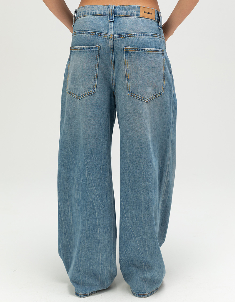 RSQ Womens Low Rise Ultra Baggy Jeans image number 3